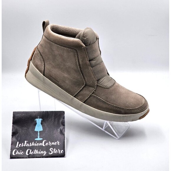 Sorel Women's Beige Suede Leather Waterproof  Out N About Plus Mid Size 10 2868 - Picture 16 of 16